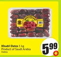 FreshCo Khudri Dates 1 kg Product of Saudi Arabia offer