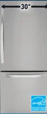 RONA LG 22. CU. FT. REFRIGERATOR offer