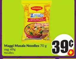 FreshCo Maggi Masala Noodles 70 g offer