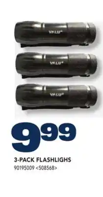 RONA 3-PACK FLASHLIGHTS offer