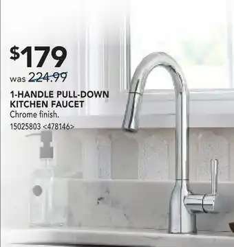 RONA 1-HANDLE PULL-DOWN KITCHEN FAUCET offer