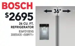 RONA BOSCH 26 CU.FT. REFRIGERATOR offer