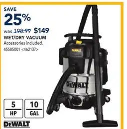 RONA WET/DRY VACUUM offer