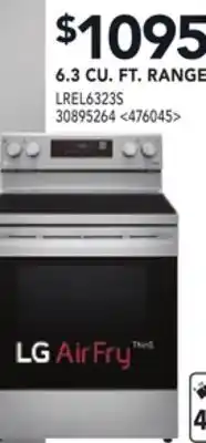 RONA 6.3 CU. FT. RANGE offer