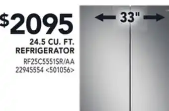 RONA 24.5 CU. FT. REFRIGERATOR offer