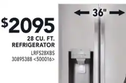 RONA 28 CU.FT. REFRIGERATOR offer