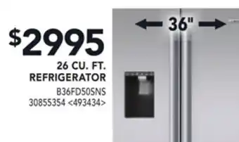 RONA BOSCH 26 CU. FT. REFRIGERATOR offer