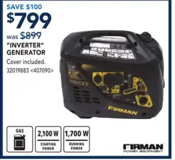 RONA INVERTER GENERATOR offer