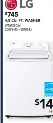 RONA 4.8 CU. FT. WASHER offer