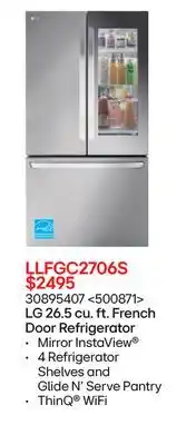 RONA LG 26.5 cu. ft. French Door Refrigerator offer