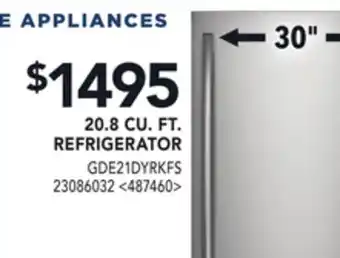 RONA GE 20.8 CU. FT. REFRIGERATOR offer