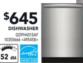 RONA FRIGIDAIRE GALLERY DISHWASHER offer