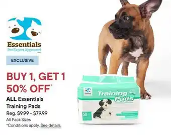 Petvalu ALL Essentials Training Pads offer