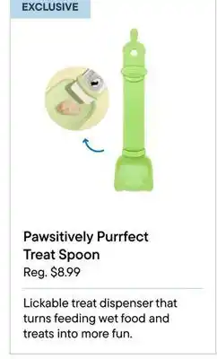 Petvalu Pawsitively Purrfect Treat Spoon offer