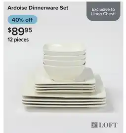 Linen Chest Ardoise Dinnerware Set offer