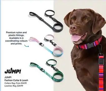 Petvalu JUMP! Fashion Collar & Leash offer