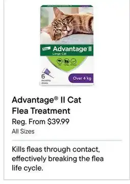 Petvalu Advantage II Cat Flea Treatment offer