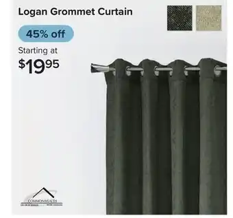 Linen Chest Grommet Curtain offer