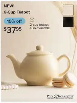 Linen Chest 6-Cup Teapot offer