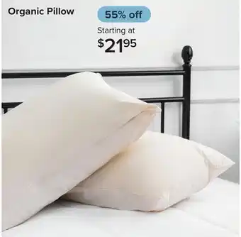 Linen Chest Organic Pillow offer