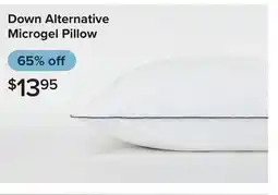 Linen Chest Down Alternative Microgel Pillow offer