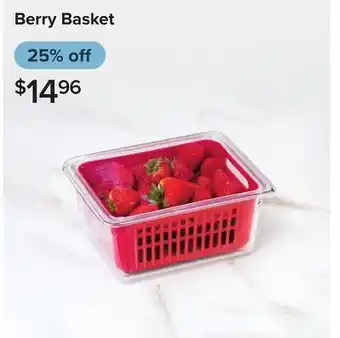 Linen Chest Berry Basket offer