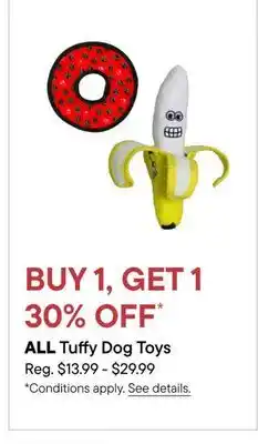 Petvalu ALL Tuffy Dog Toys offer