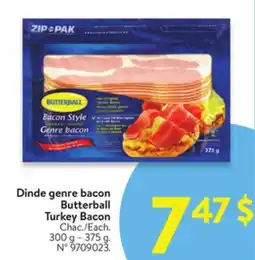 Walmart Butterball Turkey Bacon offer