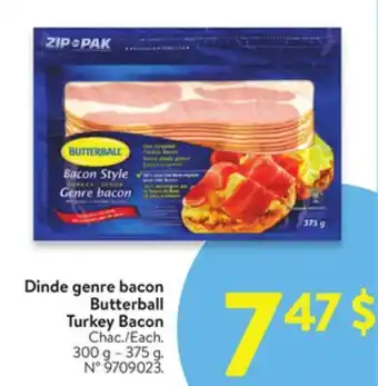 Walmart Butterball Turkey Bacon offer