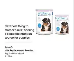 Petvalu Pet-AG Milk Replacement Powder offer