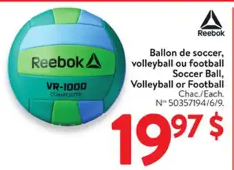 Walmart Soccer Ball, Volleyball or Football offer