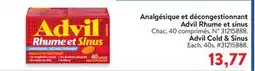 Walmart Advil Cold & Sinus offer