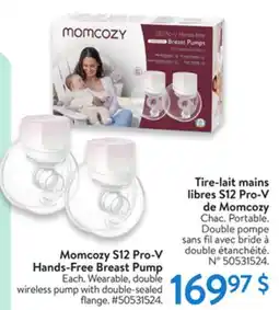 Walmart Momcozy S12 Pro-V Hands-Free Breast Pump offer