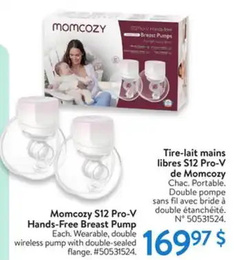 Walmart Momcozy S12 Pro-V Hands-Free Breast Pump offer