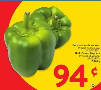 Walmart Bulk Green Peppers offer