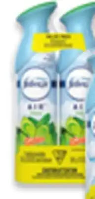 Walmart Febreze Air Effects or Small Spaces Air Freshener 2-Pack or Unstoppables Touch Fabric Spray offer