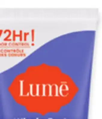 Walmart Lume Whole Body Deodorant Cream offer