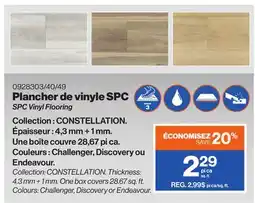 Patrick Morin SPC Vinyl Flooring offer