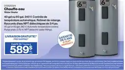 Patrick Morin Water Heater offer