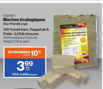 Patrick Morin Eco-Friendly Logs offer