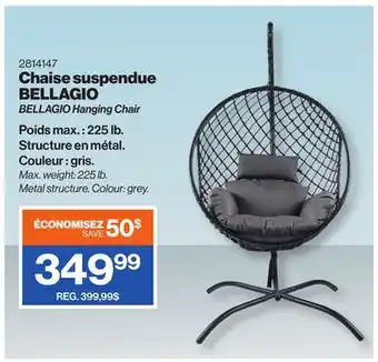 Patrick Morin BELLAGIO Hanging Chair offer