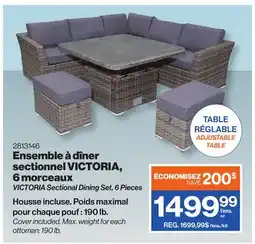 Patrick Morin VICTORIA Sectional Dining Set, 6 Pieces offer