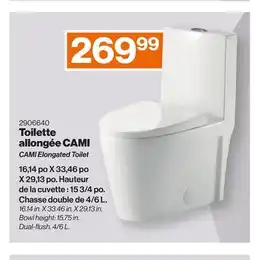 Patrick Morin CAMI Elongated Toilet offer