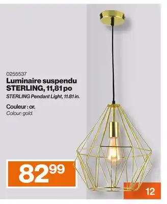 Patrick Morin STERLING Pendant Light, 11.81 in offer