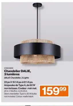 Patrick Morin DALIE Chandelier, 3 Lights offer