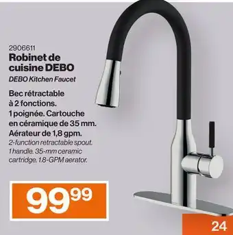 Patrick Morin DEBO Kitchen Faucet offer