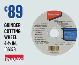 Canac Grinder Cutting Wheel offer