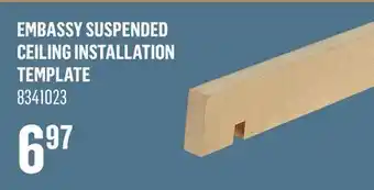 Canac Embassy Suspended Ceiling Installation Template offer