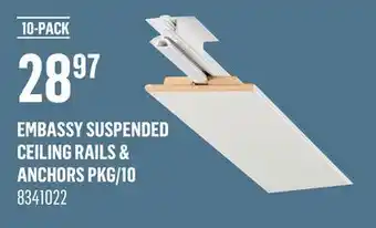 Canac Embassy Suspended Ceiling Rails & Anchors Pkg/10 offer