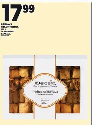 Provigo BAKLAVA TRADITIONNEL, 800 G offer